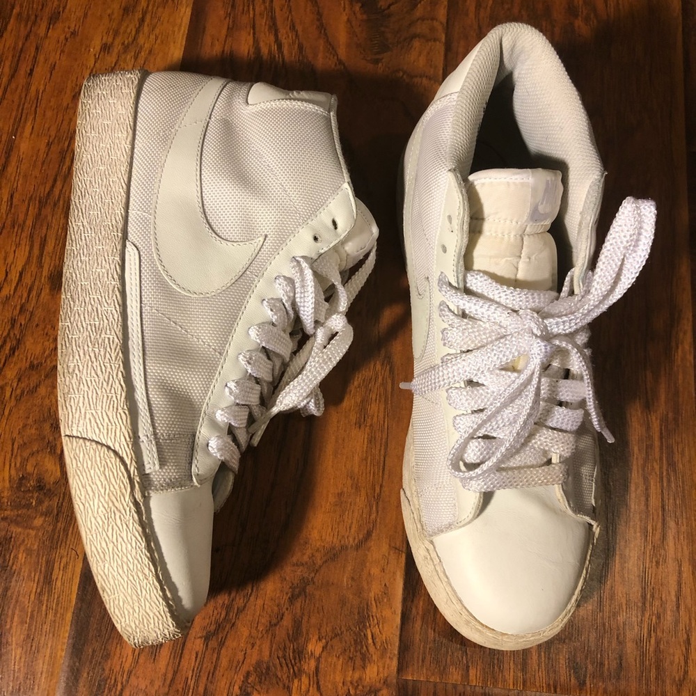 MEN’S NIKE BLAZER ALL WHITE